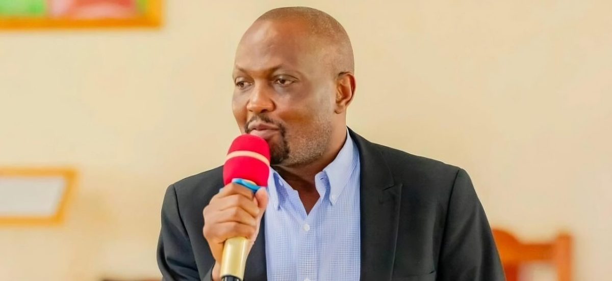 Former Trade CS Moses Kuria speaks during a past function. PHOTO/Screengrab by k24 Digital.