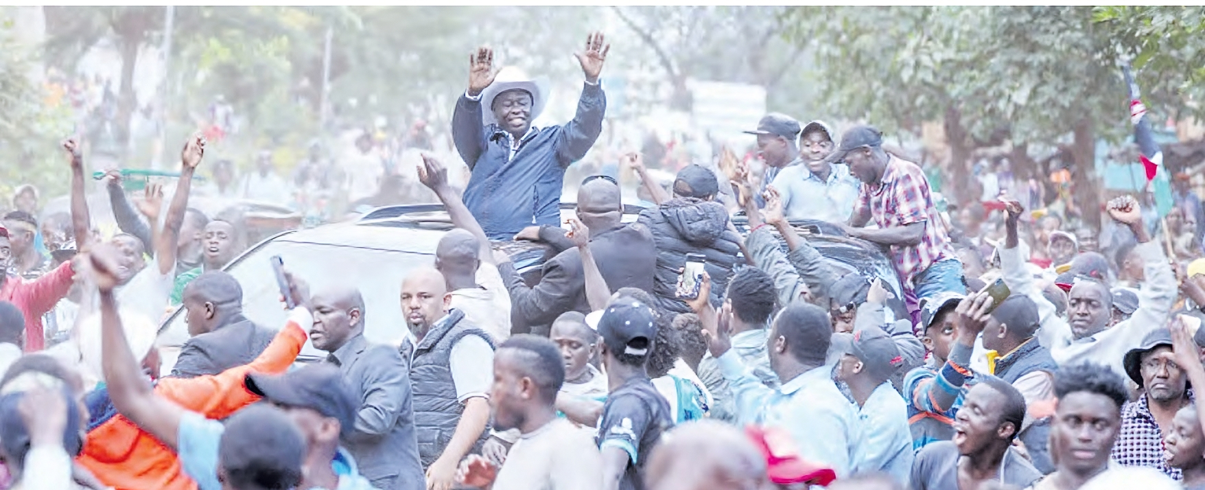 DCP rallies 10K Kenyans to camp at JKIA for Gachagua’s return 