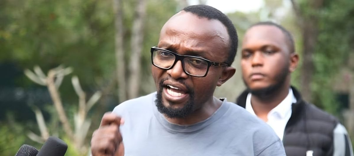 Lawyer Ndegwa Njiru speaks to the media during a past event, PHOTO/Screengrab by K24 Digital.