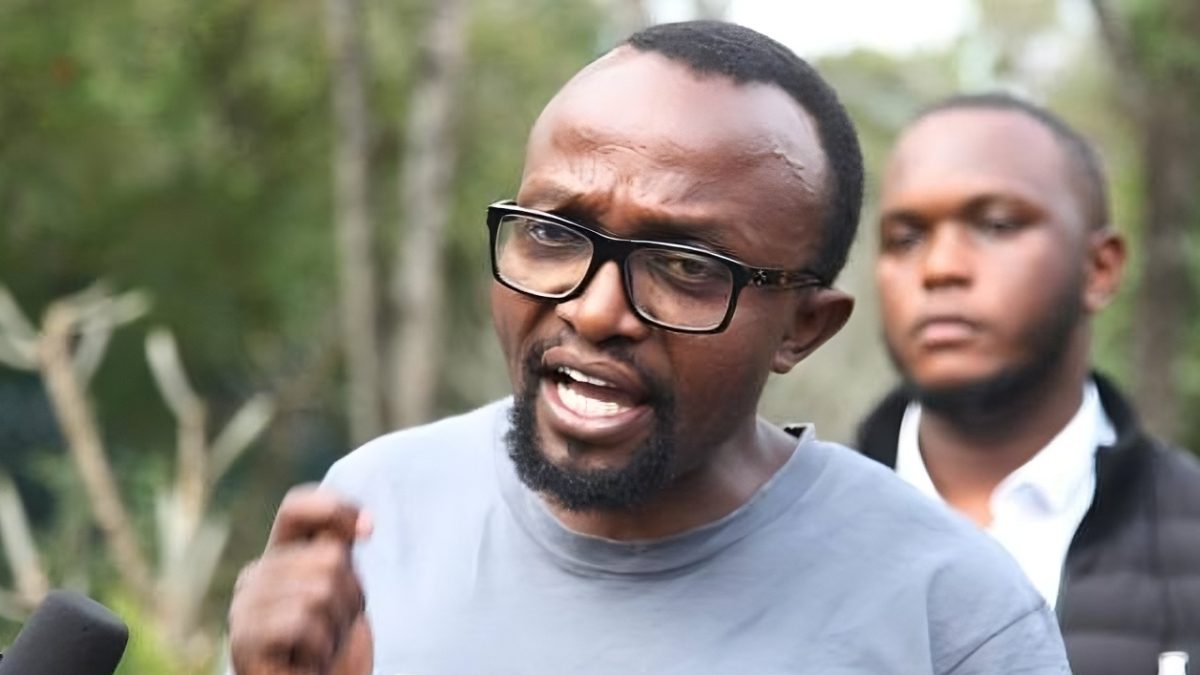 Lawyer Ndegwa Njiru speaks to the media during a past event, PHOTO/Screengrab by K24 Digital.
