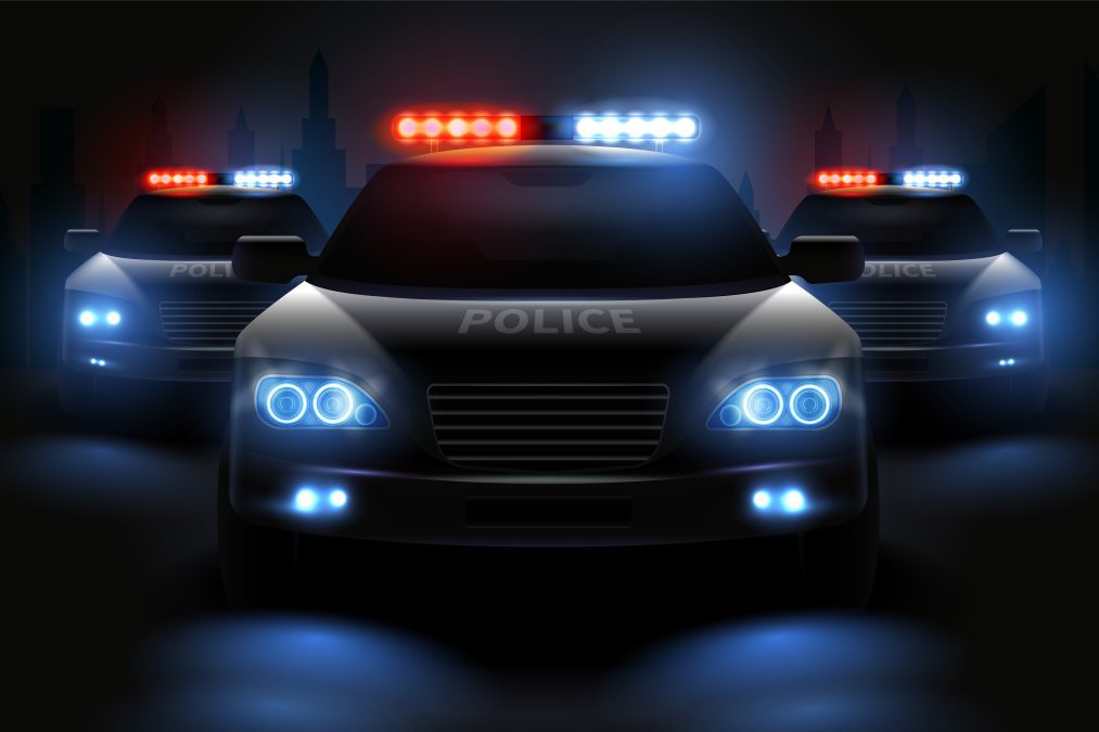 An image of police chase cars in action. PHOTO/Pexels