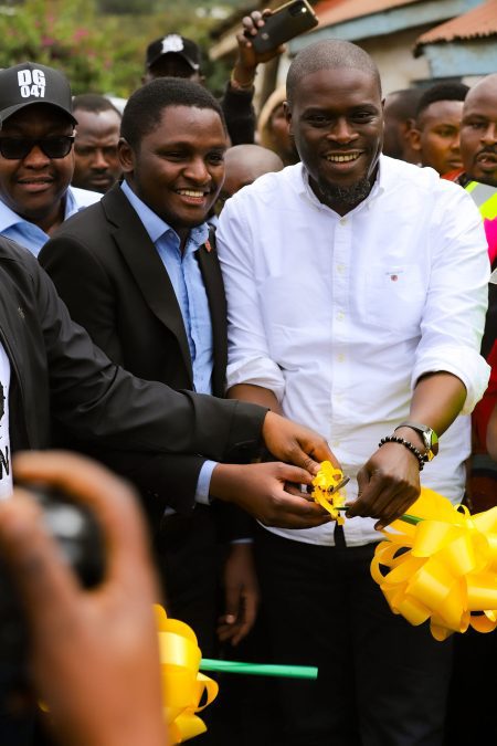 Karen Ward MCA, Antony Maragu, with Nairobi Governor Johnson Sakaja on August 23, 2025. PHOTO/https://www.facebook.com/antony.bravado.5