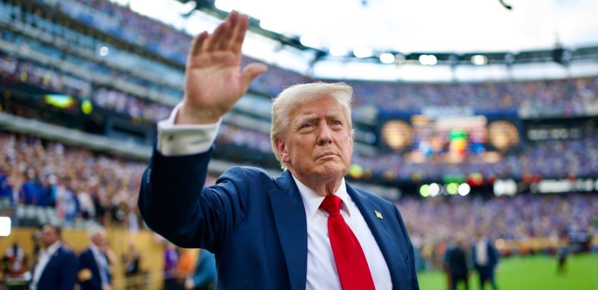US President Donald Trump waves to the crowd during a public function on Juy 14, 2025. PHOTO/https://www.facebook.com/WhiteHouse