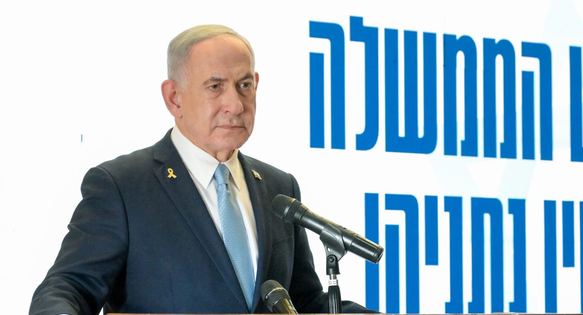 Israeli Prime Minister Benjamin Netanyahu speaks during a past media presser. PHOTO/https://www.facebook.com/Netanyahu