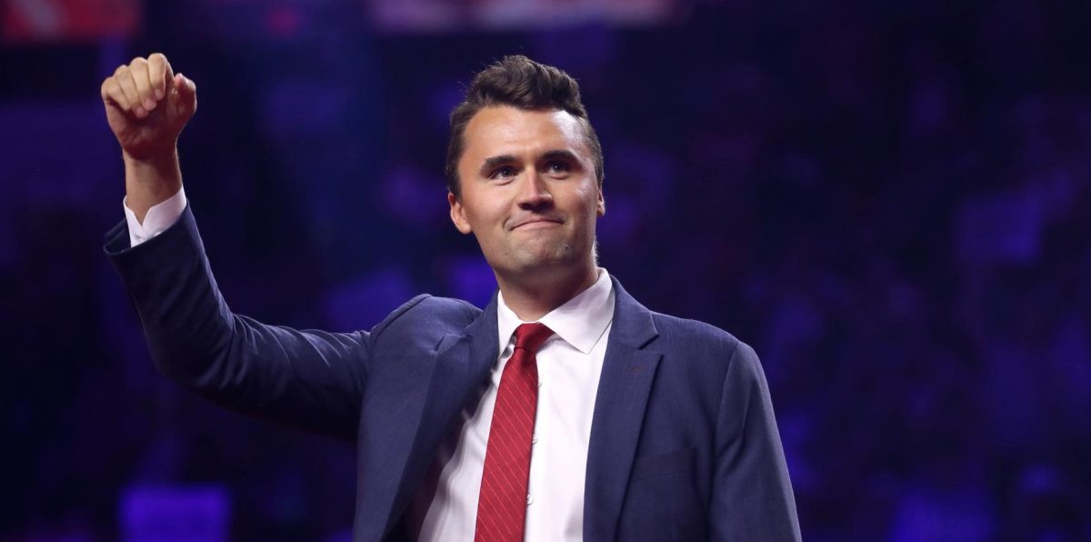American right-wing political activist Charlie Kirk during a past event. PHOTO/https://www.facebook.com/realCharlieKirk/