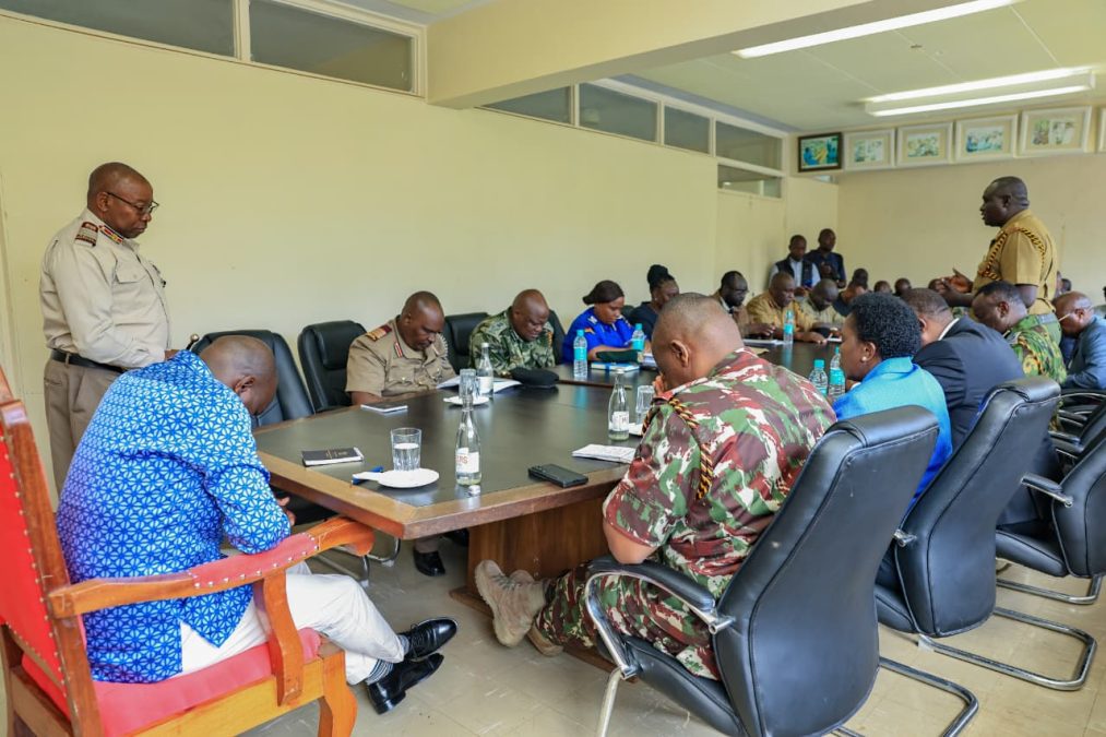 Interior Cabinet Secretary Kipchumba Murkomen during the 36th Jukwaa la Usalama grassroots engagement tour on Friday, September 5, 2025. PHOTO/https://www.facebook.com/OnesimusKipchumbaMurkomen