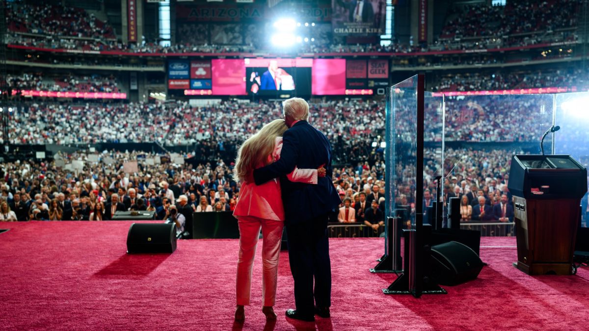 Tears flow as Charlie Kirk’s widow says she has forgiven her husband’s killers