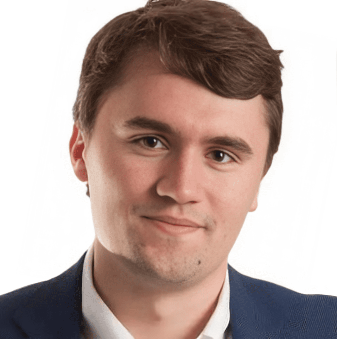The late American right-wing political activist Charlie Kirk during a past event. PHOTO/https://www.facebook.com/realCharlieKirk/