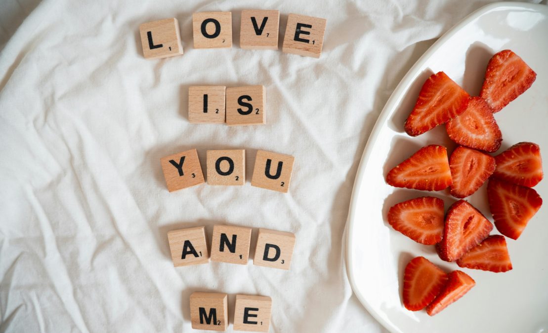 Love message on dice,image used for illustration purposes. PHOTO/Pexels