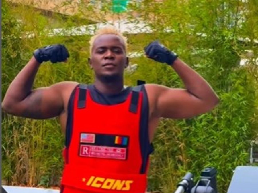 Singer Willy Paul in his workout gears. PHOTO/@willy.paul.msafi/Instagram