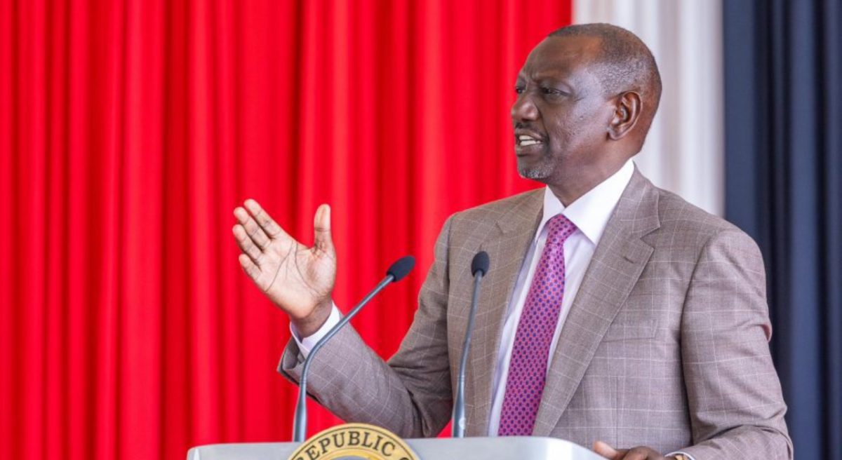 President William Ruto at a past event. PHOTO/@WilliamsRuto/X