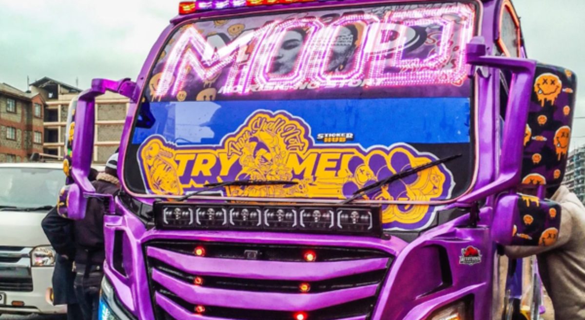The ‘Mood’ matatu. PHOTO/fanatik_shots._/Instagram