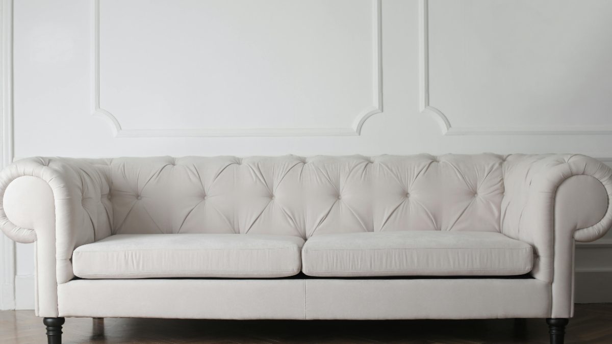 Tips for maintaining white couches and keeping them spotless