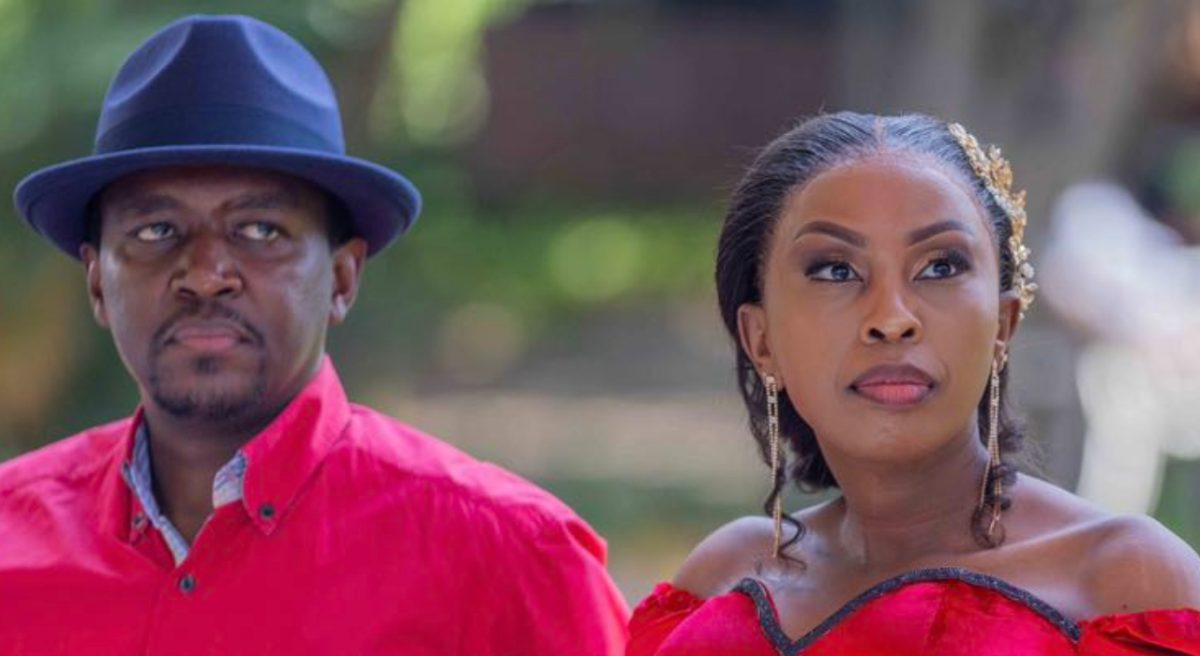 Pauline Njoroge and Charles Wairumbi at her 40th birthday party. PHOTO/@PaulineNjoroge/Facebook