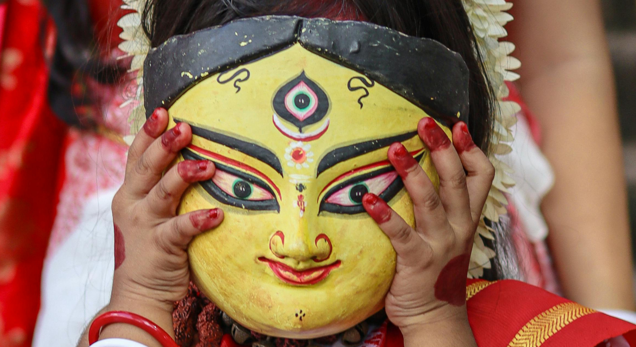 2-year-old girl chosen as new living goddess worshipped by Hindus and Buddhists