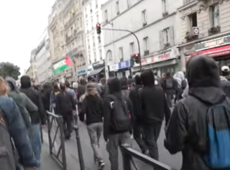 Protesters clash with police in bid to ‘Block Everything’