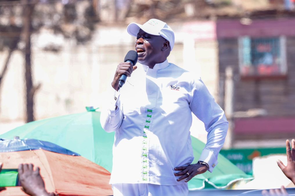 Rigathi Gachagua speaking in Murang'a on Saturday, September 13, 2025. PHOTO/https://web.facebook.com/DPGachagua