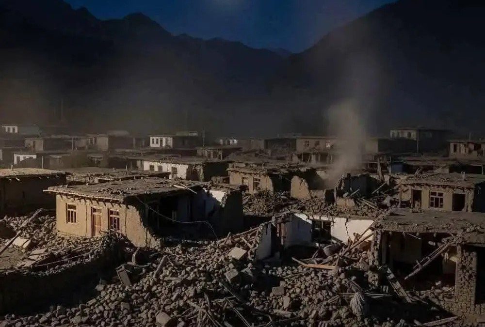 Dozens killed as earthquake destroys entire village