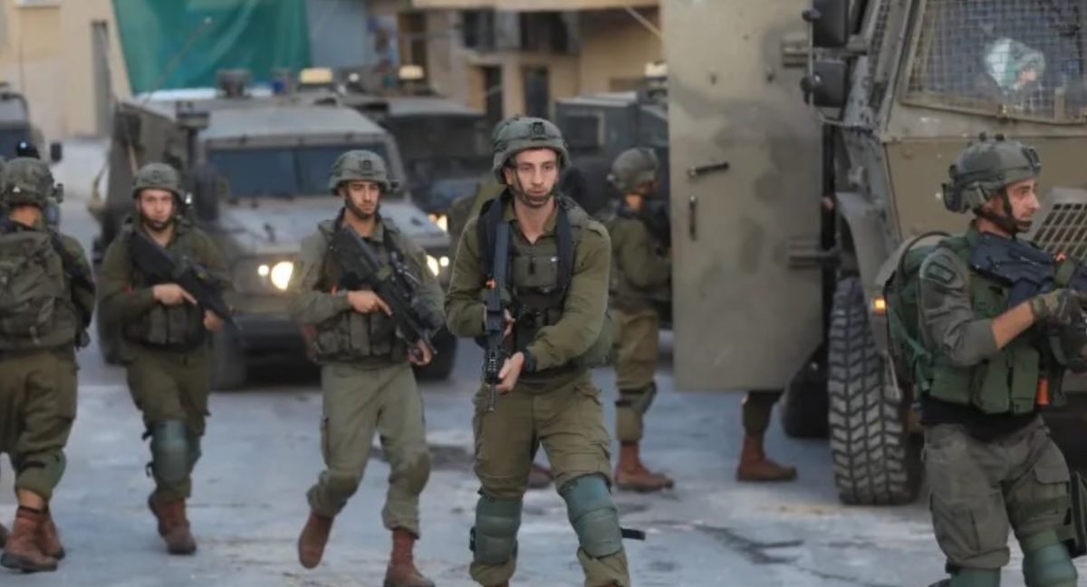 Israel forces in Palestine.