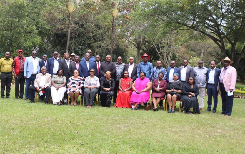 Jubilee Party Secretary General Jeremiah Kioni when he hosted former party MPs alongside Fred Matiang'i on September 23, 2025.