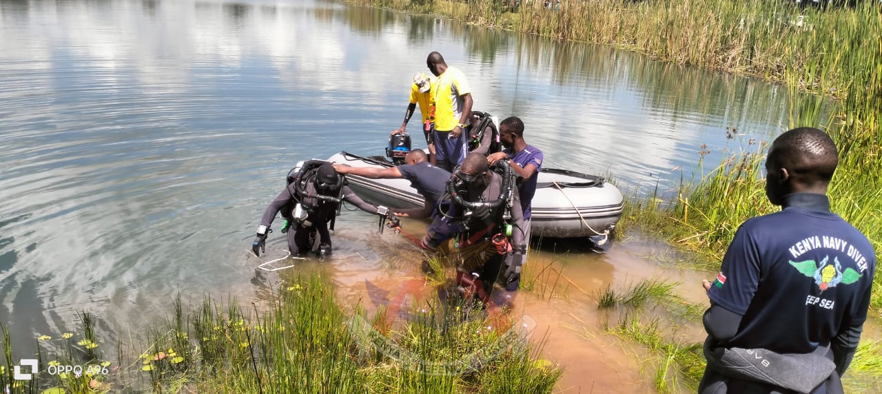 KDF divers recover body of man after 6-day search in Chepkorio Dam