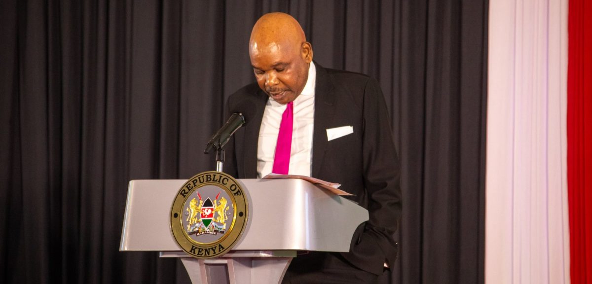 Professor Makua Mutua addresses attendees during a past event in Nairobi. PHOTO/https://www.facebook.com/makau.mutua.1