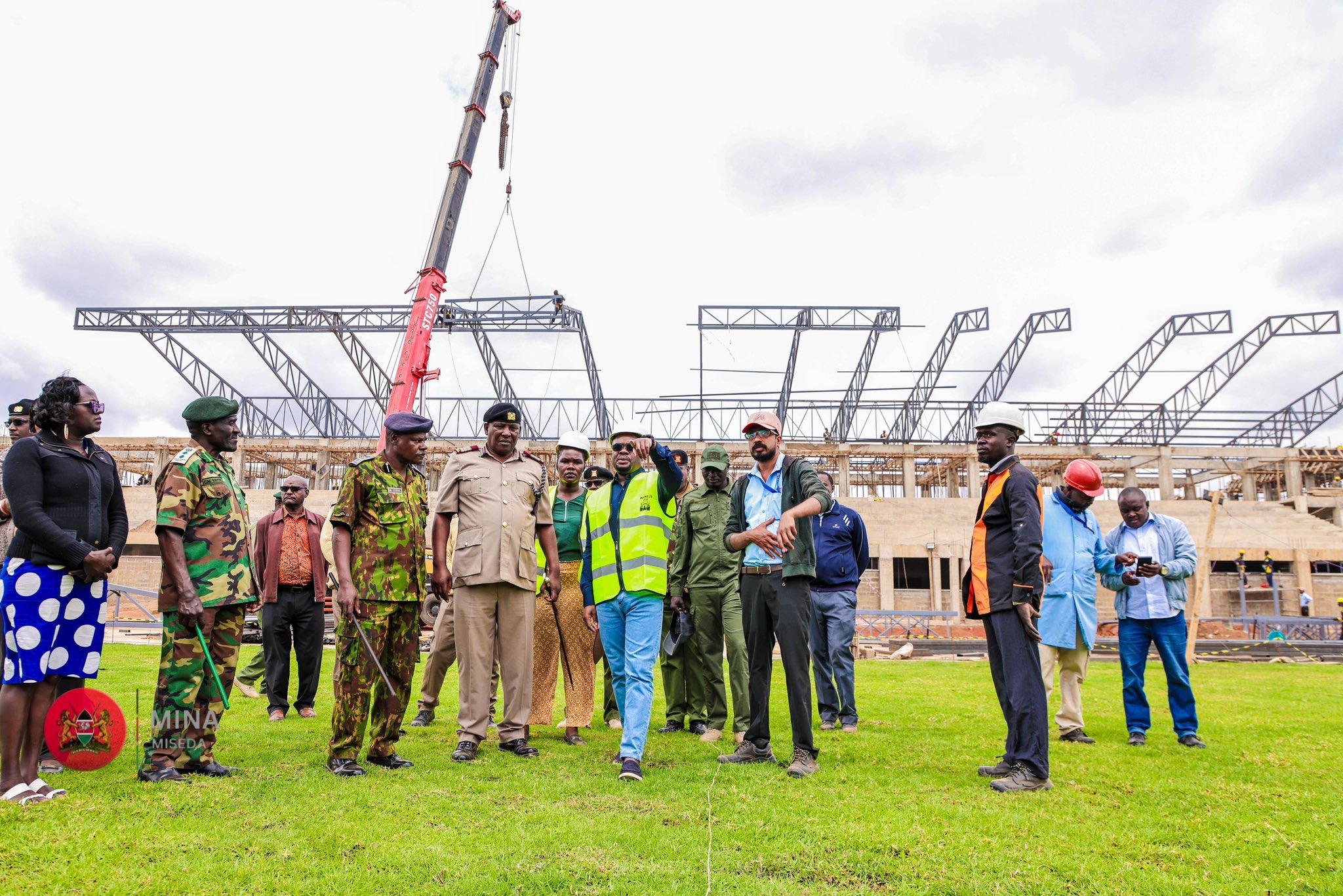 PHOTOS: PS Omollo inspects Ithookwe Stadium ahead of Mashujaa Day celebrations