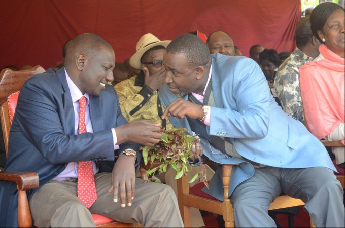 President William with Mithika Linturi at a past event. PHOTO/@William Ruto/X