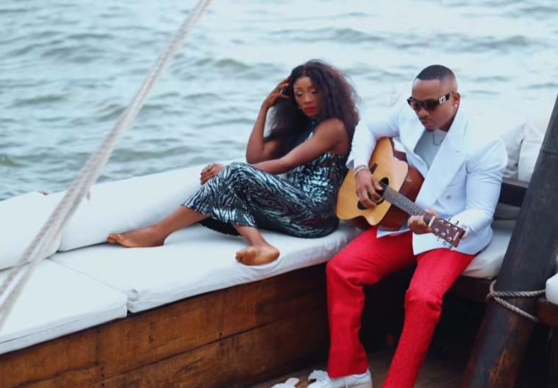 Shorn Arwa elated after Otile Brown featured her in his upcoming music video