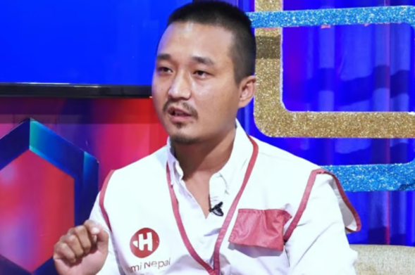 Nepal protest leader, Sudan Gurung.