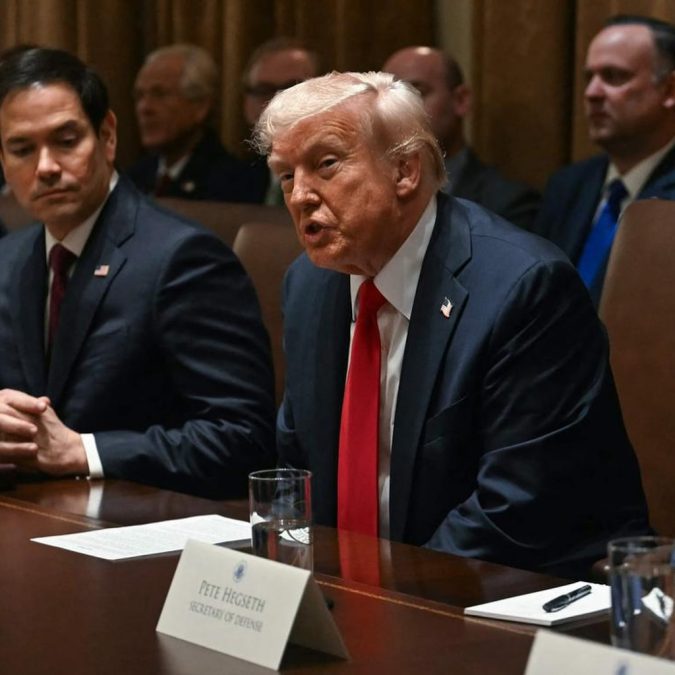 US President Donald Trump, during a cabinet meeting at White House. https://www.facebook.com/DonaldTrump