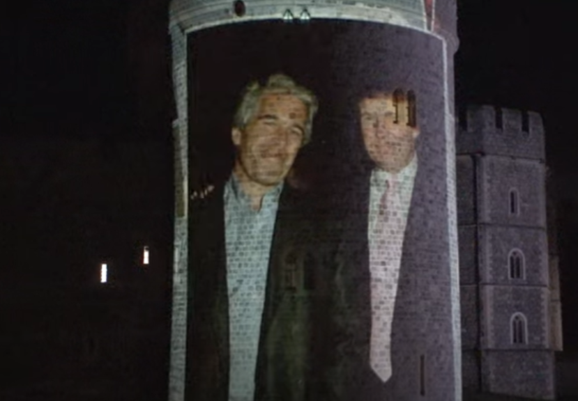 4 arrested after images of Trump and Epstein projected on to Windsor Castle ahead of president’s visit