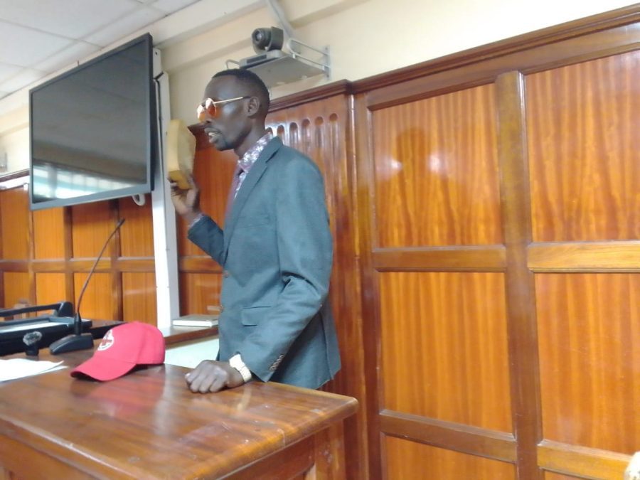 Businessman Nicholas Okwiri Onyango when he appeared before Milimani High Court Judge Alexander Muteti on Tuesday, September 23, 2025.PHOTO/Zipporah Ngwatu