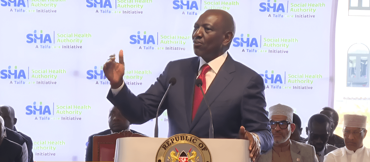 President William Ruto gestures during a State House event. PHOTO/https://www.facebook.com/williamsamoei