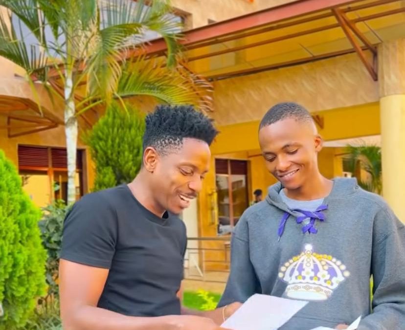 Eric Omondi surprises ex-Sailors Gang singer Shalkido days after pleading for help