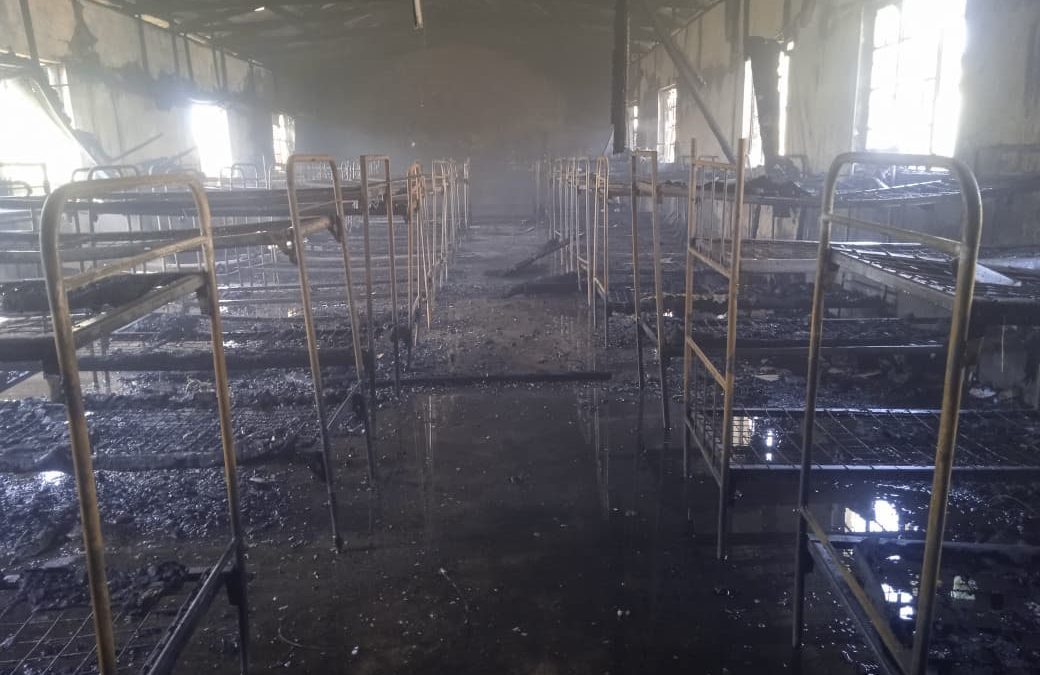 Fire completely destroys school dormitory in Kirinyaga