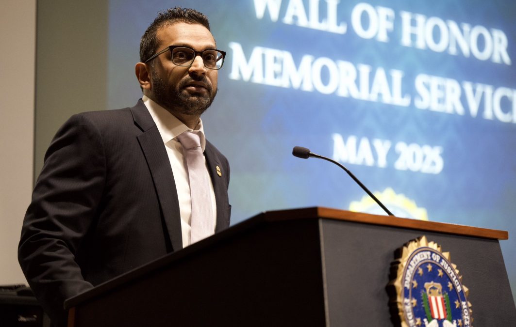 FBI director Kash Patel during a past event. PHOTO/https://web.facebook.com/FBI