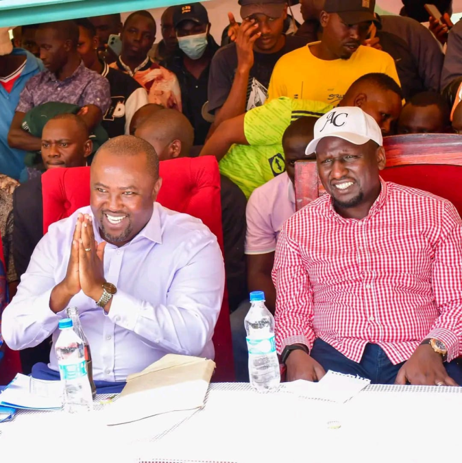 From left : Alex Wachira: Principal Secretary, ministry of Energy. Aaron Cheruiyot - Majority Leader, Senate . PHOTO/Rahab Kinuthia