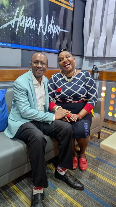 Pastor Sue Munene and spouse during a past media interview. PHOTO/https://www.facebook.com/pstsuemunene