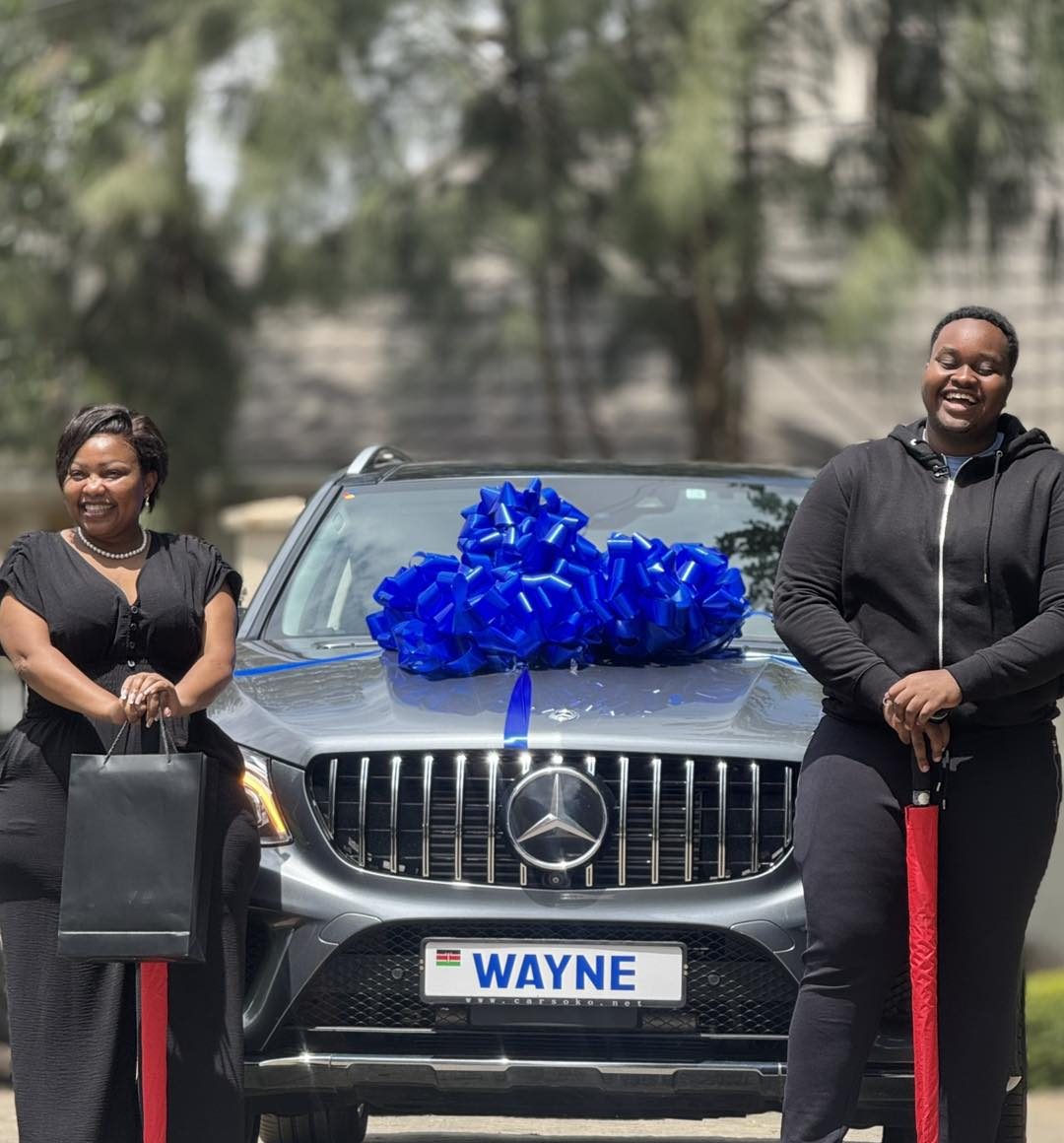 Millicent Omanga gifts son Mercedes GLE as he turns 20