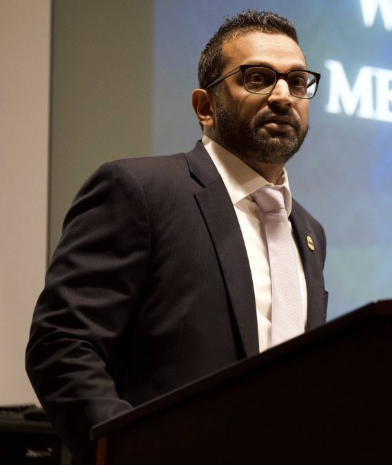 FBI Director Kash Patel delivers a keynote speech. PHOTO/ https://www.facebook.com/kash.patel.566321
