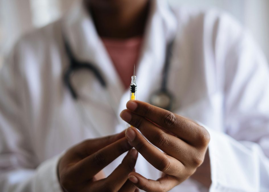 A doctor holding an injection. Image used for illustration purposes. PHOTO/pexels