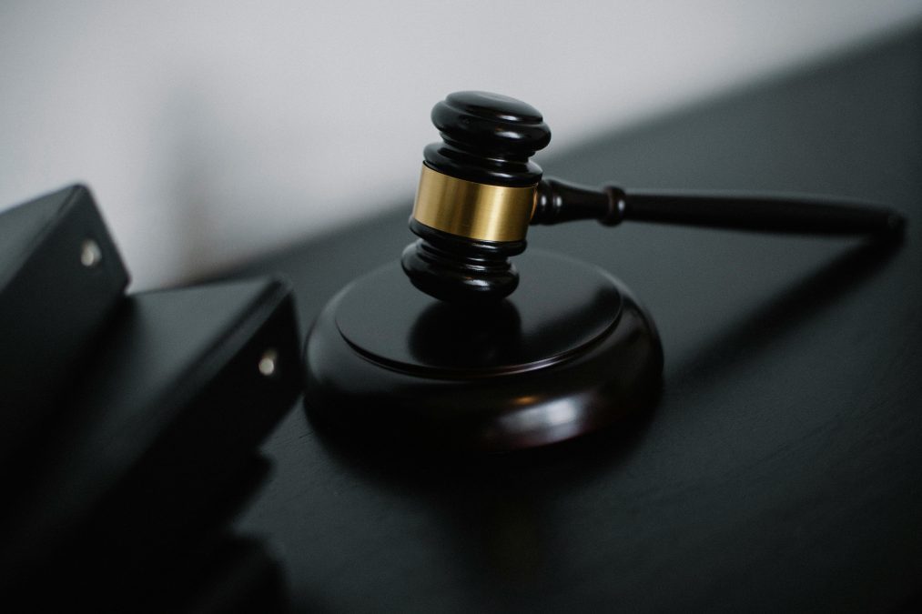 A gavel placed on sound block during a court session. PHOTO/Pexels