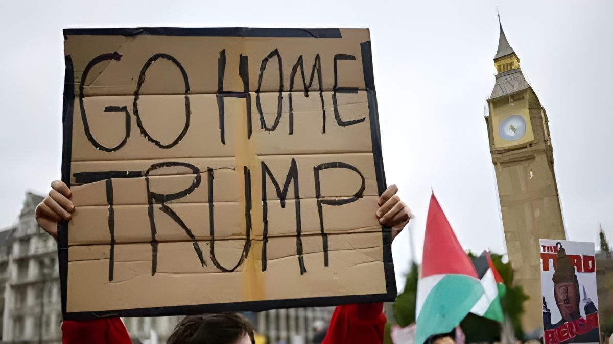 Anti-Trump protests erupt across UK during his State visit