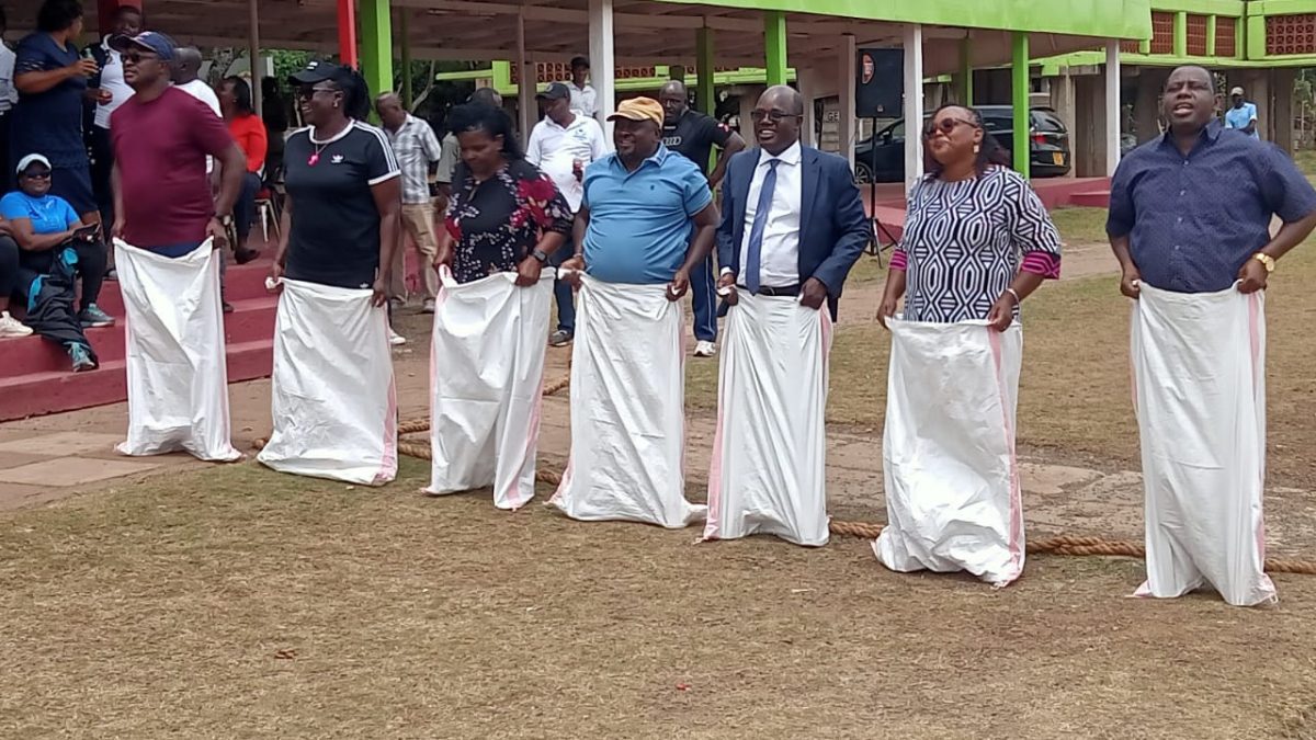 JKUAT workers engage in fun games as strike enters its 4th week