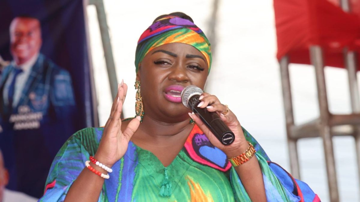 Former Nominated Senator Gloria Orwoba speaks during a past event. PHOTO/https://web.facebook.com/GloriaOrwoba
