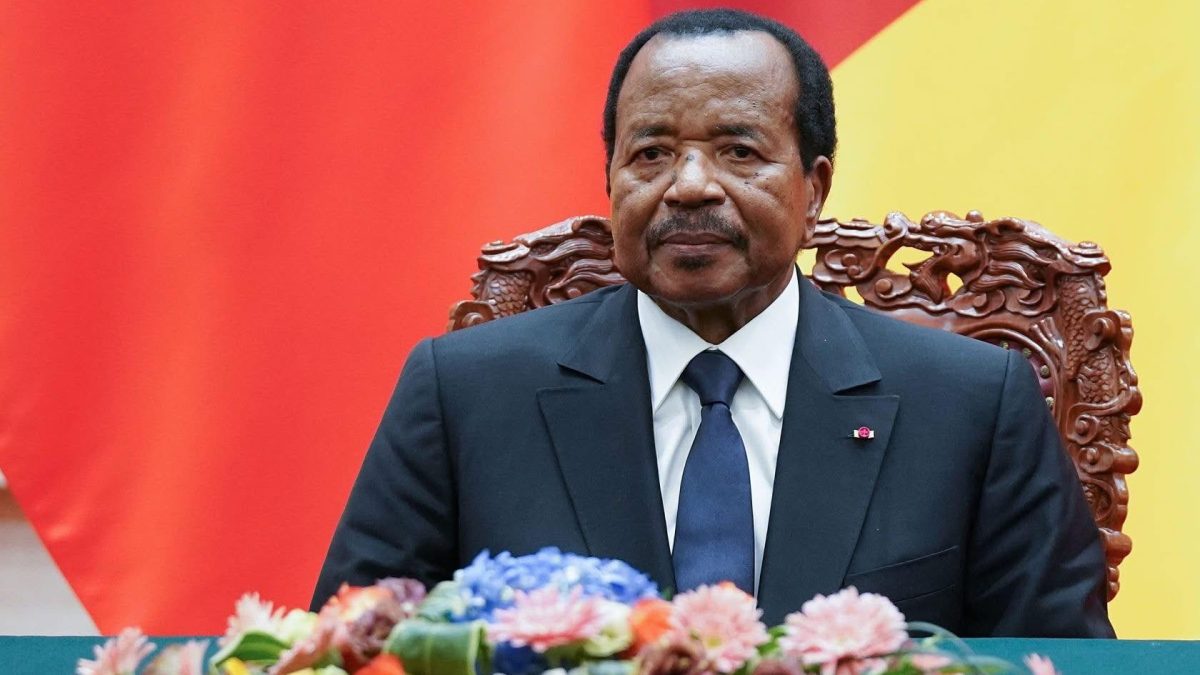 Cameroon President Paul Biya during a past event. PHOTO/https://www.facebook.com/DrModestineCaroleTYOfficia