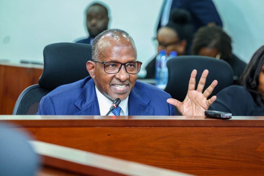Health CS Aden Duale speaks during a past event. PHOTO/https://www.facebook.com/adenduale