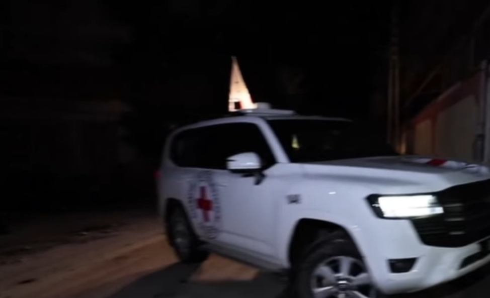 Red Cross car. PHOTO/Screengrab by K2 Digital