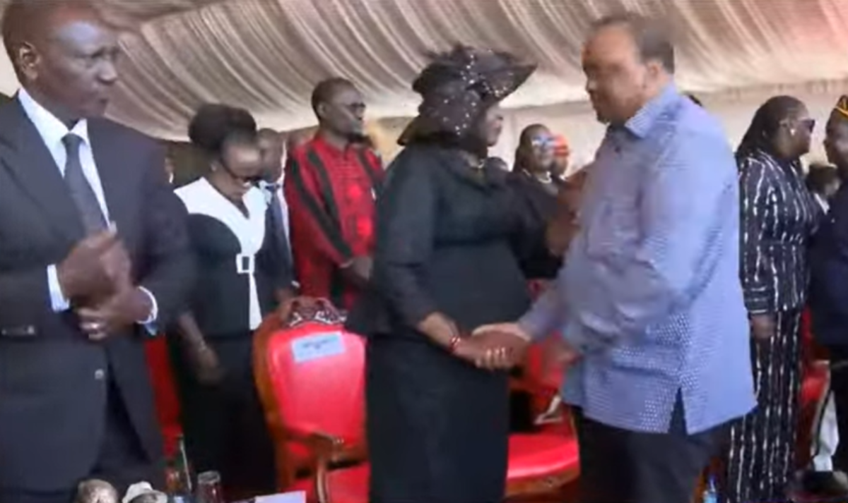 President Ruto and Uhuru Kenyatta arrive amid heavy security for Raila’s funeral